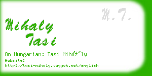 mihaly tasi business card